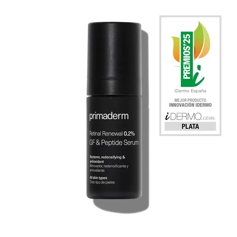 Primaderm Netzhaut-Erneuerung 0,2% Gf & Peptid Serum, 30 Ml