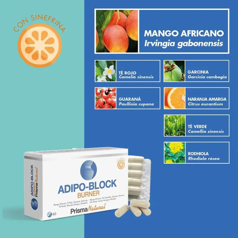 Prisma Natural Adipo Block Burner, 60 Kapseln