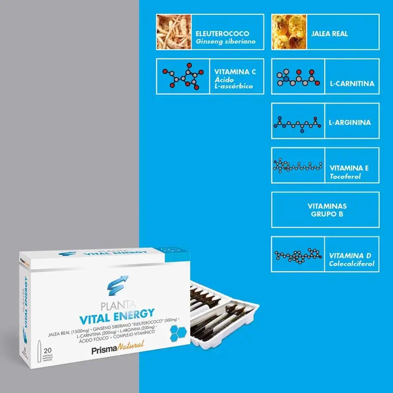 Prisma Natural Plantavital Energy 20 Ampullen x 10 ml