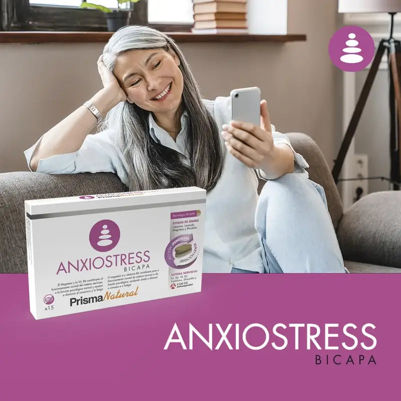 Prisma Natural Anxio-Stress Bicapa, 15 Tabletten
