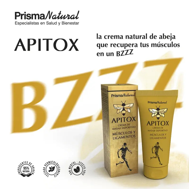Apitox Sports Muskel- und Bändermassagecreme, 60 ml