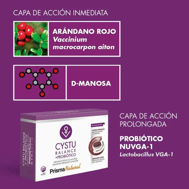 Gynactiv Cystu-Balance + Probiotikum, 30 Tabletten