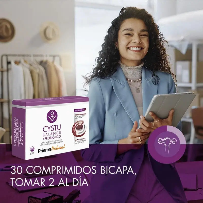Gynactiv Cystu-Balance + Probiotikum, 30 Tabletten