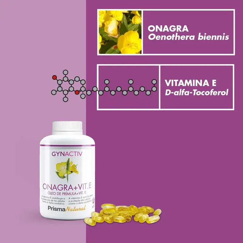 Prisma Natural Gynactiv Nachtkerze + Vitamin E, 60 Perlen