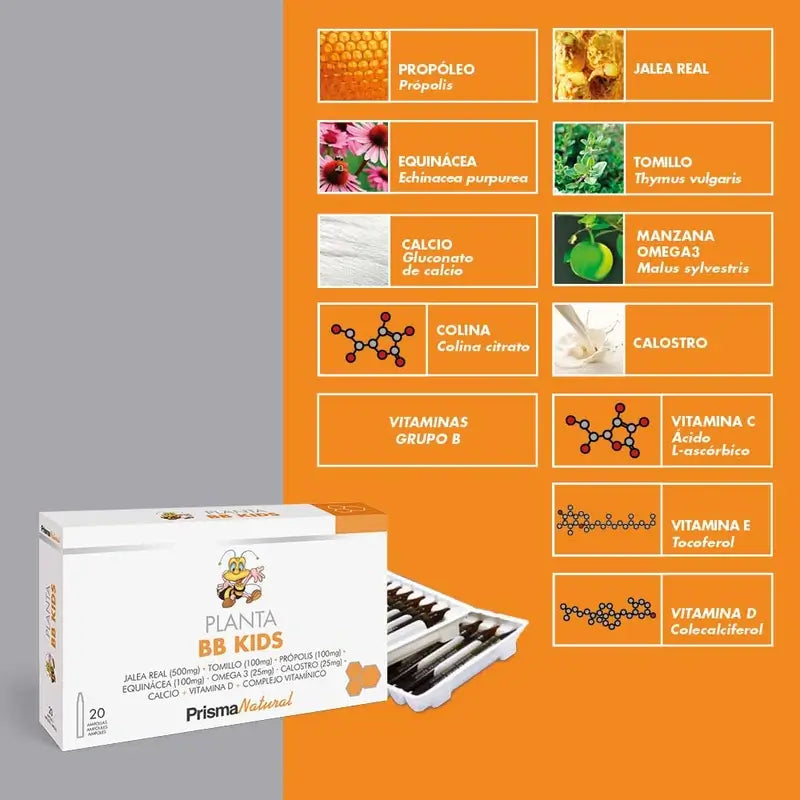 Prisma Natural Plantabebe Infantil 20 Ampullen x 10 ml