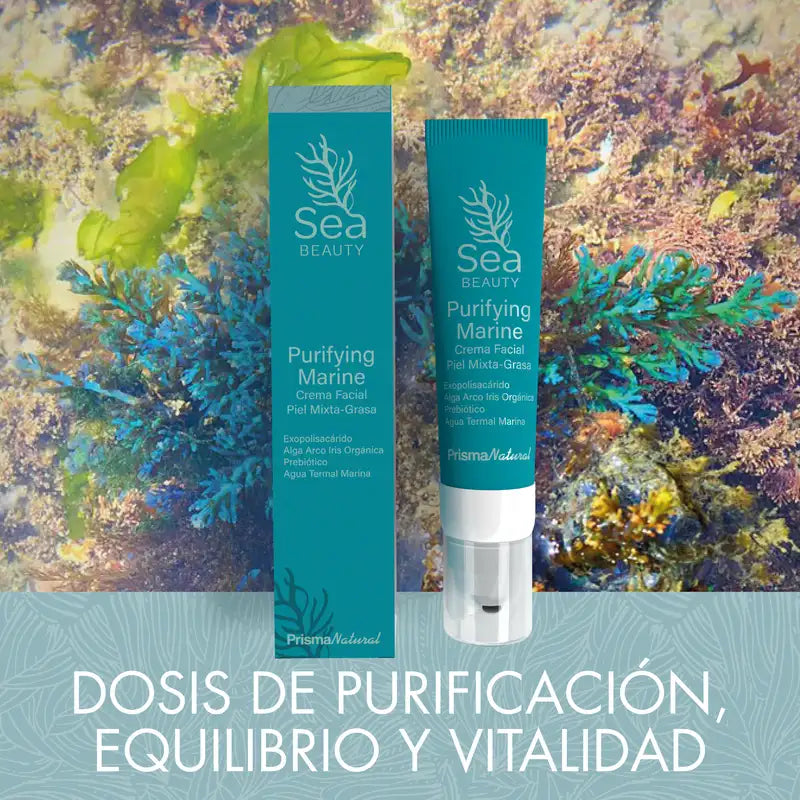 Prisma Natural Sea Beauty Reinigende marine Gesichtsemulsion für Mischhaut, 50 ml