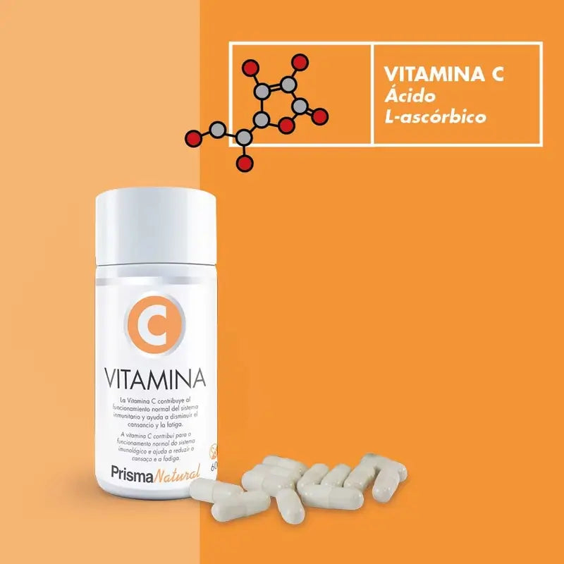 Prisma Natürliches Vitamin C, 60 Kapseln