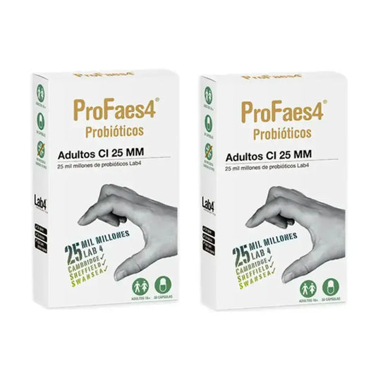 Profaes4 Probiotika Erwachsene Ci 25Mm Pack 2 x 30 Tabletten