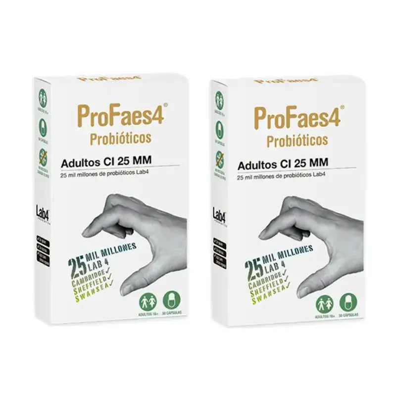 Profaes4 Probiotika Erwachsene Ci 25Mm Pack 2 x 30 Tabletten
