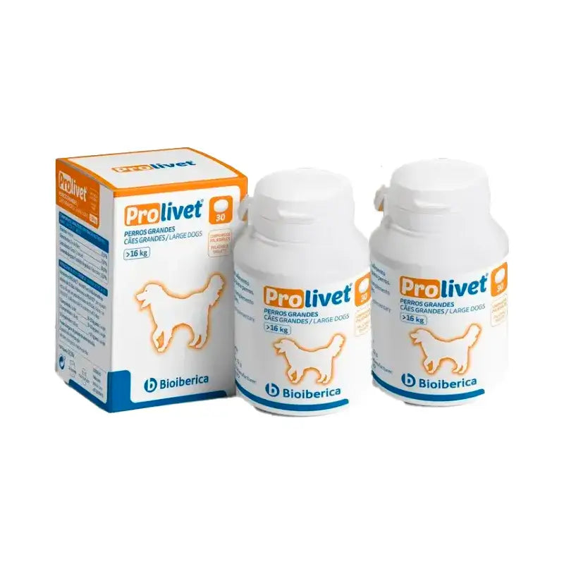 Prolivet Große Hunde, Packung 2 x 30 Tabletten