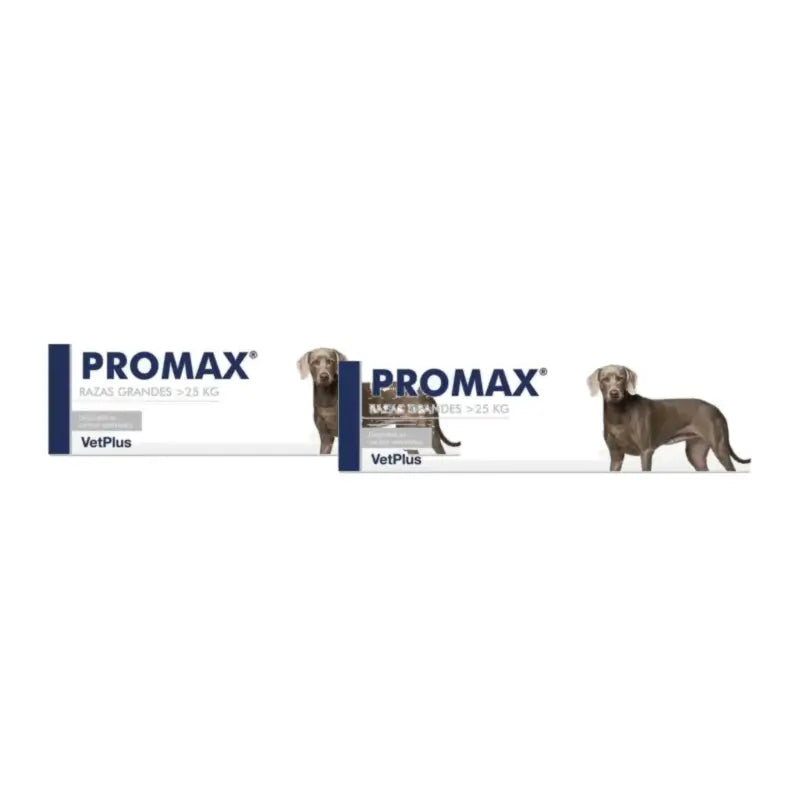 Promax Pack 2 x 30 ml, Nahrungsergänzungsmittel gegen Durchfall für Hunde großer Rassen