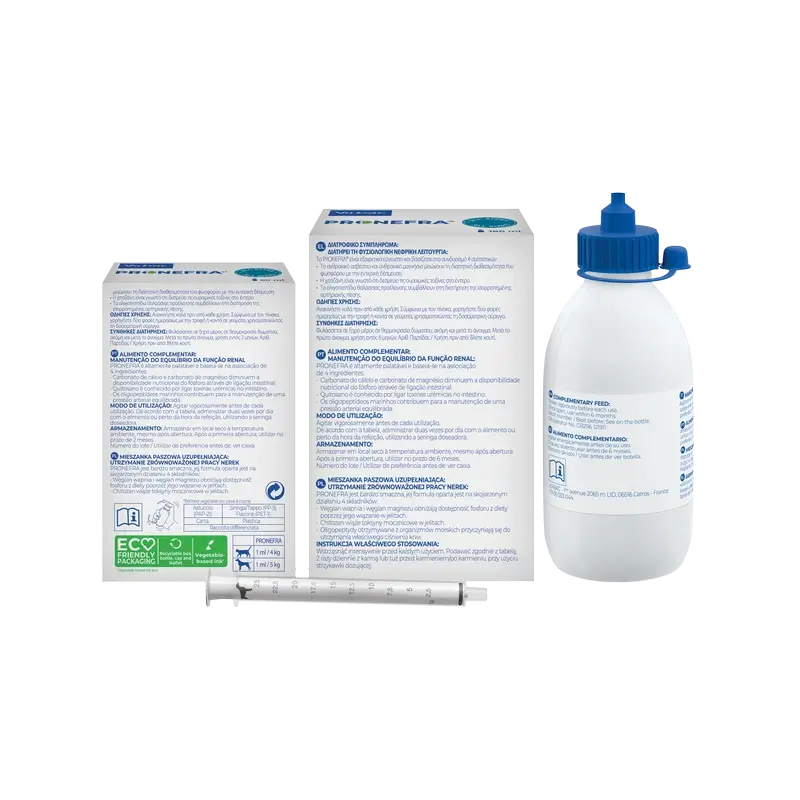 Virbac Pronefra Nierenergänzungsmittel für Hunde und Katzen, 180 ml