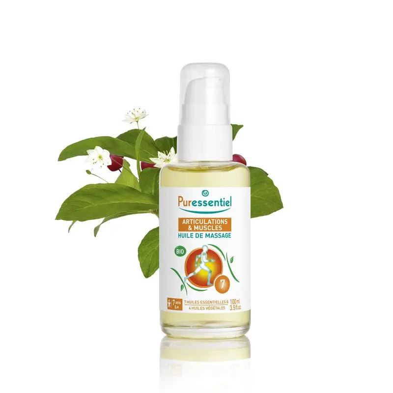 Puressentiel Bio-Massageöl Muskelstamm Arnika Wintergrün, 100 ml