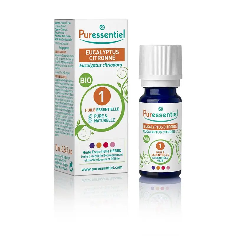 Puressentiel Ätherisches Öl Zitrone Eukalyptus Bio, 10 ml