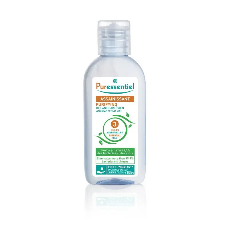 Puressentiel Reinigendes Gel mit 3 ätherischen Ölen, 80 ml