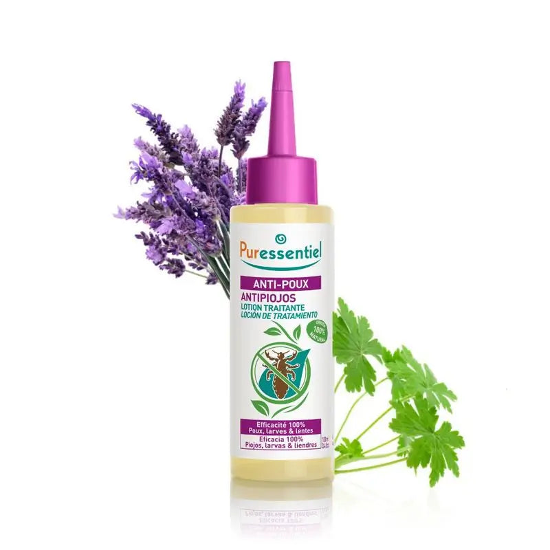 Puressentiel Anti-Läuse-Behandlungslotion mit Kamm, 100 ml