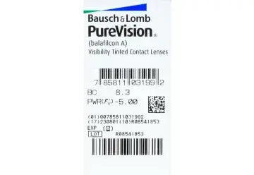 Purevision Sphärische Monatslinsen , 6 Stück
