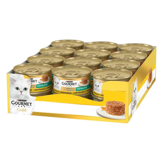 Purina Gourmet Gold Tartallette Huhn Karotte 24X85Gr.