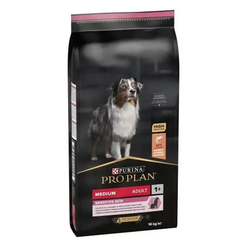 Purina Pro Plan Canine Adult Derma Medium 14Kg , Hundefutter für Hunde