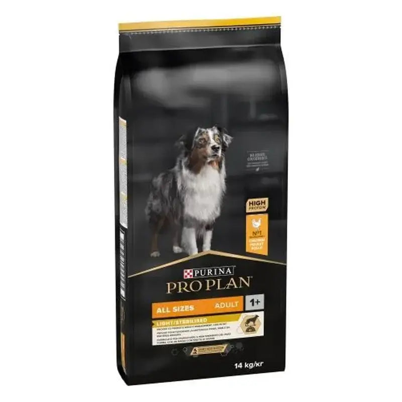 Purina Pro Plan Canine Adult Sterilised Light 14kg, Hundefutter für Hunde