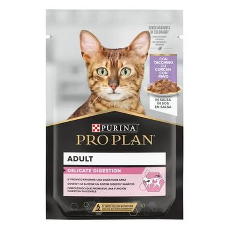 Purina Pro Plan Feline Delicate Turkey 26X85Gr, Nassfutter für Katzen