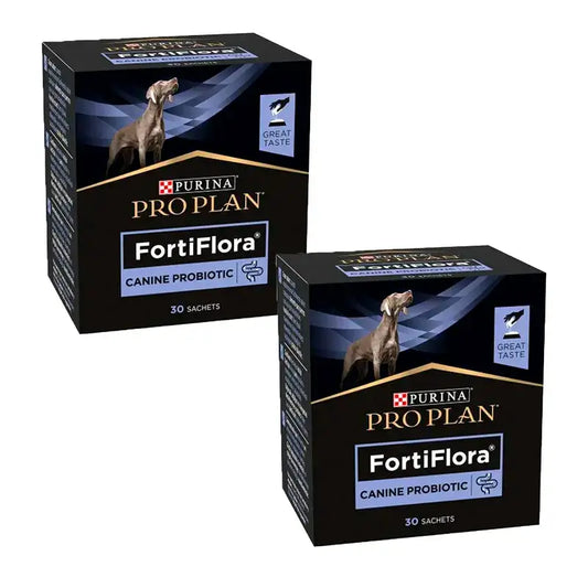 Purina Pro Plan Fortiflora Probiotic für Hunde, Packung 2 x 30x1gr