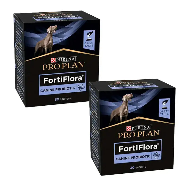 Purina Pro Plan Fortiflora Probiotic für Hunde, Packung 2 x 30x1gr
