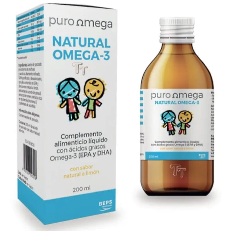 Pure Omega Natural Omega-3 Kinder , 200 ml