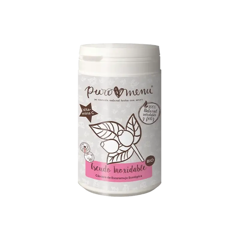 Puromenu Edelstahl-Schild (Hagebutte Peel Bio), 150 g