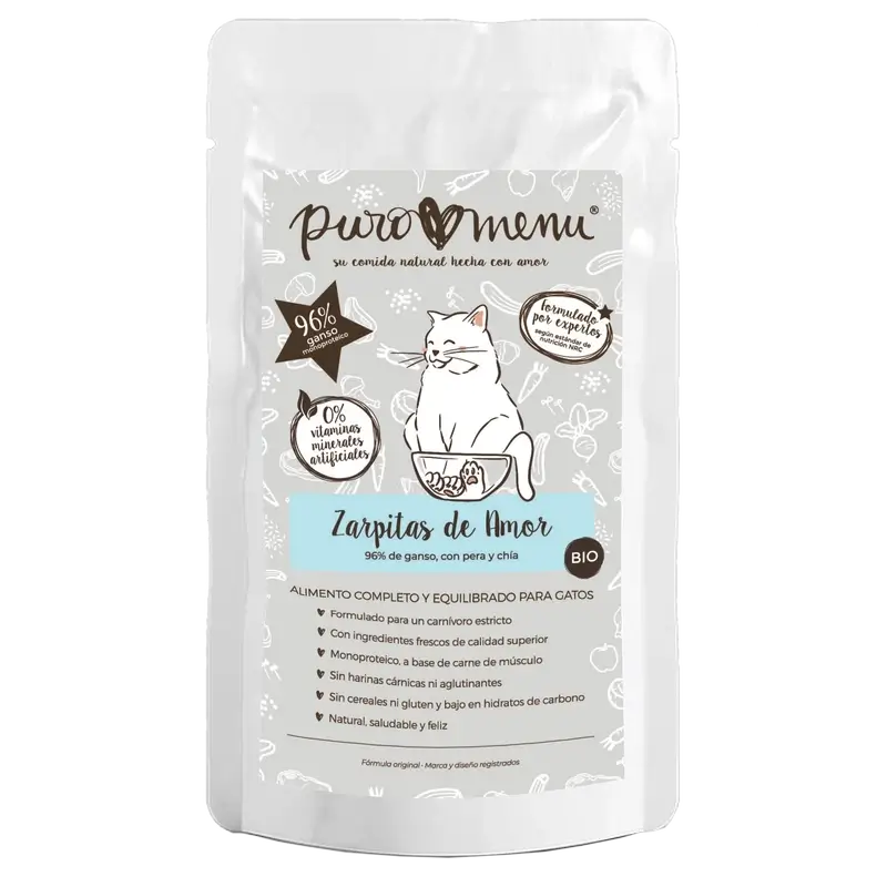 Puromenu Menu Zarpitas De Amor Bio (Gans) , 100 g