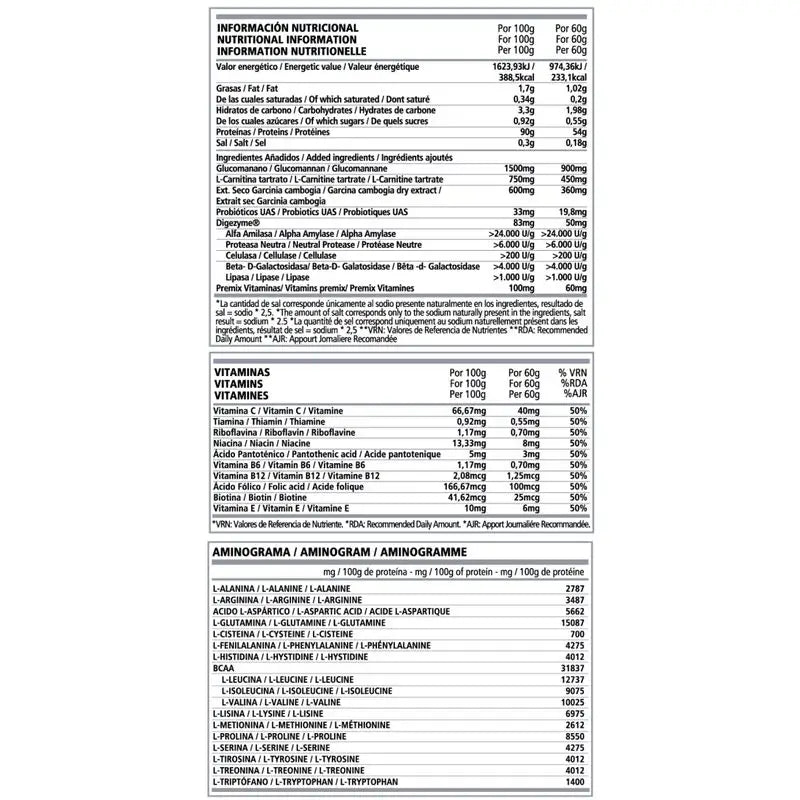 Pwd Casein Protein Mahlzeit Cookies - Creme 450Gr.