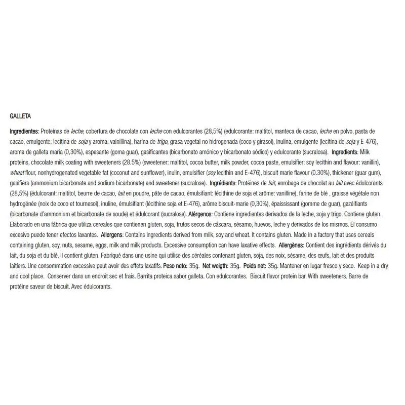 Pwd Protein Mahlzeit Barritas Galleta Maria 12Uds.
