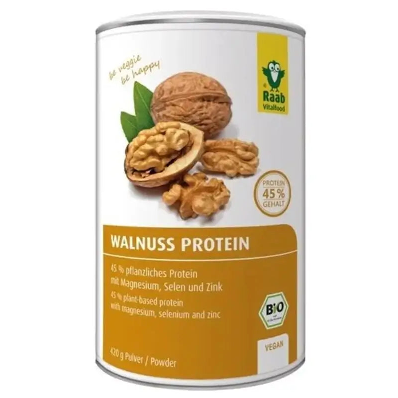 Raab Vitalfood Natürliches Nussprotein 420Gr. Bio Sg Vegan