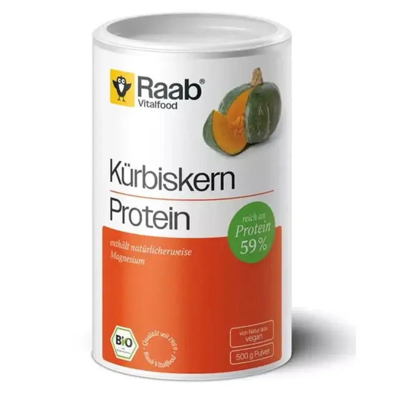 Raab Vitalfood Kürbiskernprotein 500Gr. Bio Sg Vegan