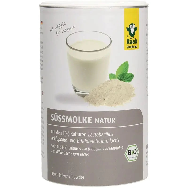 Raab Vitalfood Natursüßmolkenpulver 450Gr. Bio Sg.