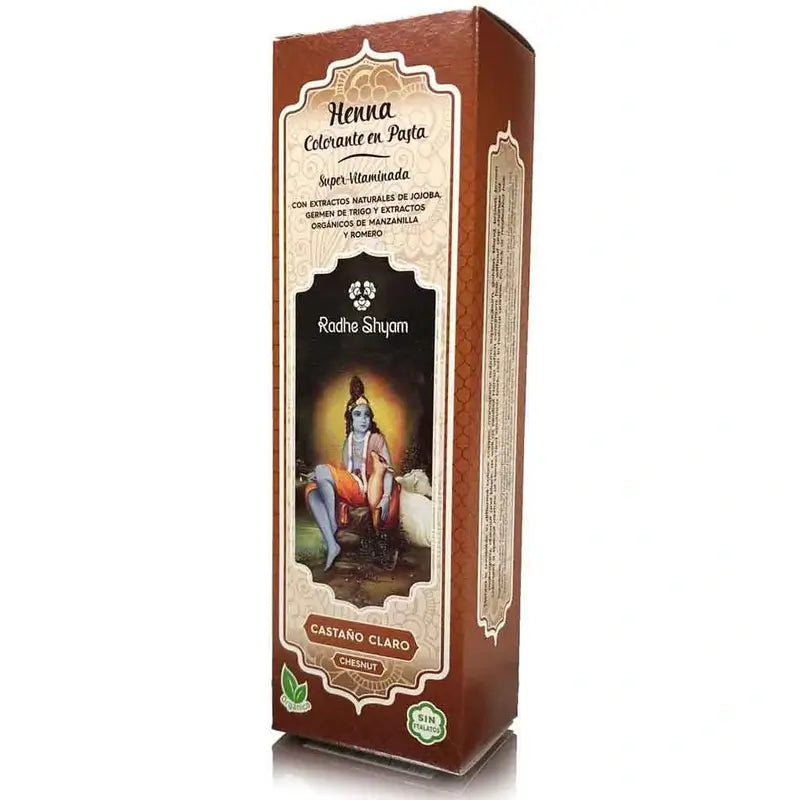 Radhe Shyam Henna Hellbraun Paste, 200 ml