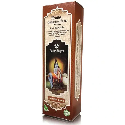Radhe Shyam Henna Hellbraun Paste, 200 ml
