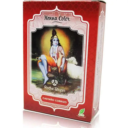 Radhe Shyam Henna Auburn Henna-Pulver, 100 g