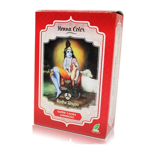 Radhe Shyam Henna Super Bright Mahogany Puder, 100 g