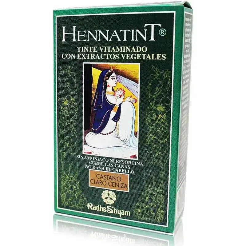 Radhe Shyam Hennatint Hellbraune Asche, 60 ml