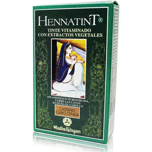 Radhe Shyam Hennatint Hellbraune Asche, 60 ml