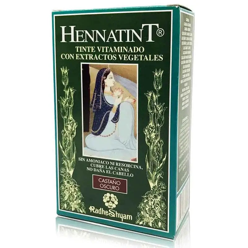 Radhe Shyam Hennatint Dunkelbraun , 60 ml