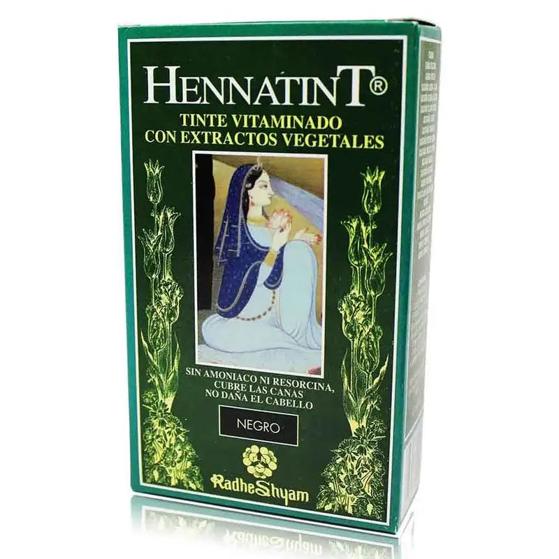 Radhe Shyam Hennatint Schwarz , 60 ml