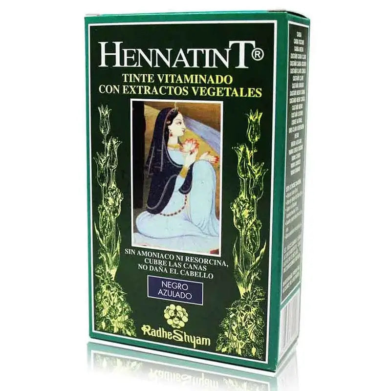 Radhe Shyam Hennatint Blau Schwarz , 60 ml