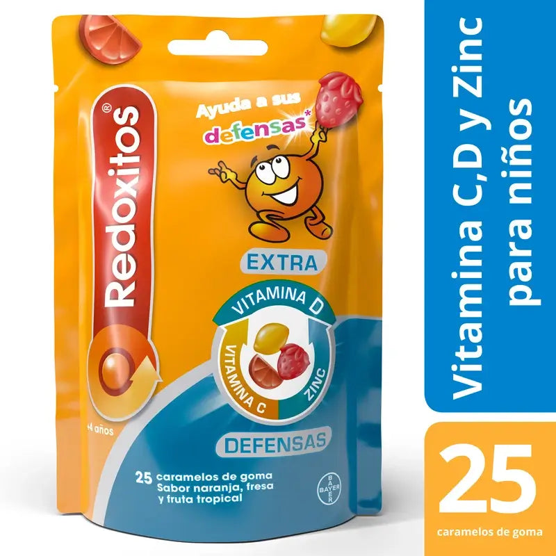 Redoxon Redoxitos Extra Defensas +4 Jahre, 25 Gummibärchen