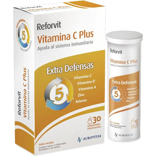 Reforvit Vitamin C Plus Extra Defences, 30 Brausetabletten