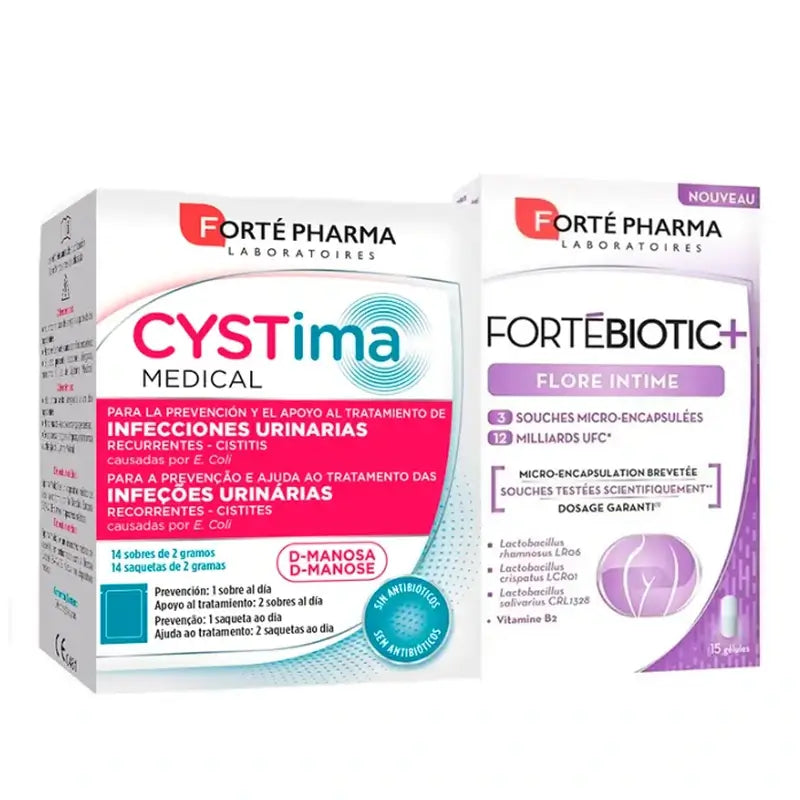 Forté Pharma Intim Pack Cystima + Fortébiotic Plus