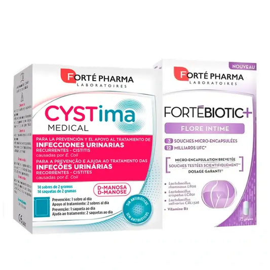 Forté Pharma Intim Pack Cystima + Fortébiotic Plus