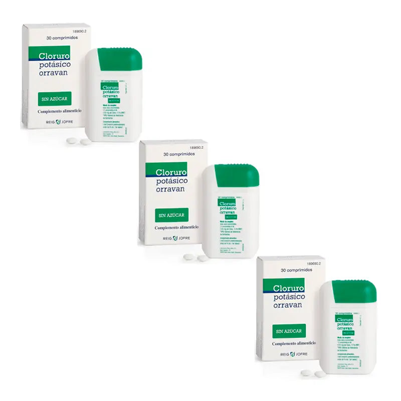 Reig Jofre Triplo Kaliumchlorid 3 x 30 Tabletten Mundtrockenheit