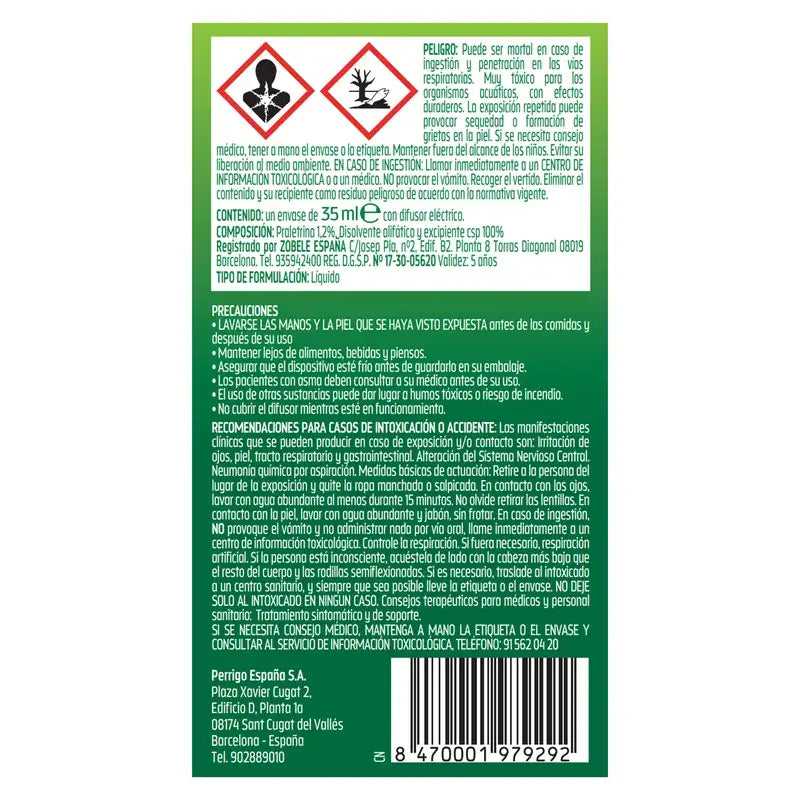 Relec Day & Night Elektrischer Mückendiffusor und Mückenschutzflüssigkeit, 35 ml